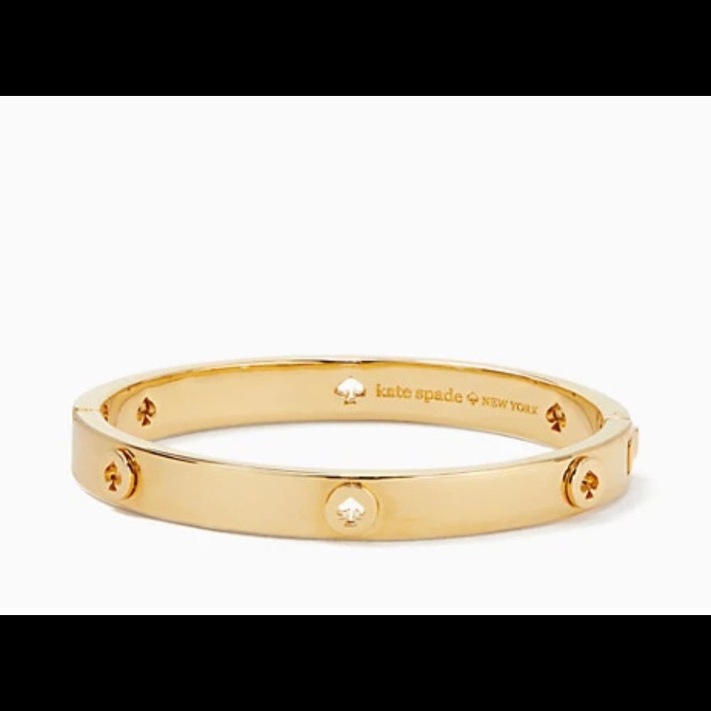 Kate Spade spot the spade studded hinged bangle
